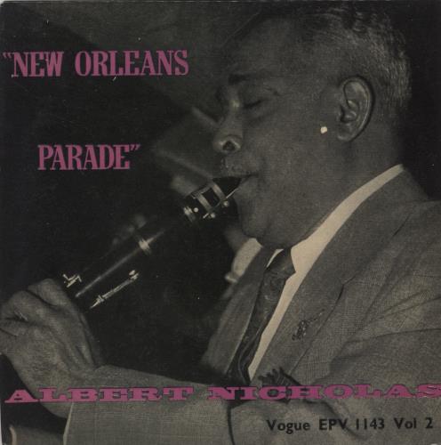 Albert Nicholas New Orleans Parade Vol 2 7" vinyl single (7 inch record / 45) UK AUZ07NE887818