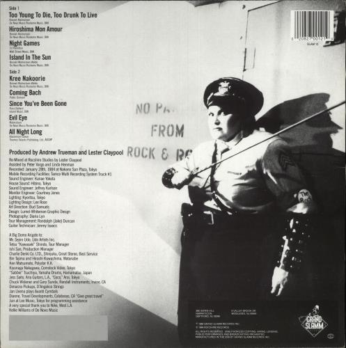 Alcatrazz Live Sentence vinyl LP album (LP record) Canadian ALCLPLI747191