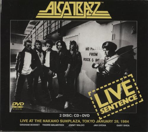 Alcatrazz Live Sentence 2-disc CD/DVD set UK ALC2DLI760004