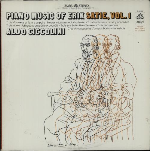Aldo Ciccolini Piano Music Of Erik Satie, Vol. 1 vinyl LP album (LP record) US H7ELPPI670150