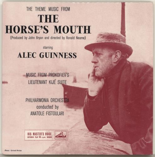Alec Guinness Theme Music From The Horse's Mouth 7" vinyl single (7 inch record / 45) UK AG207TH696580