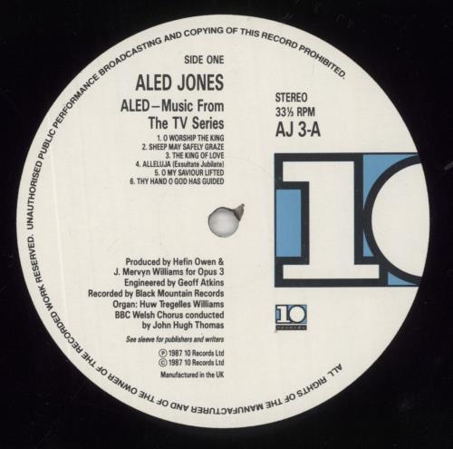 Aled Jones Music From The TV Series 'Aled' vinyl LP album (LP record) UK ALJLPMU564292