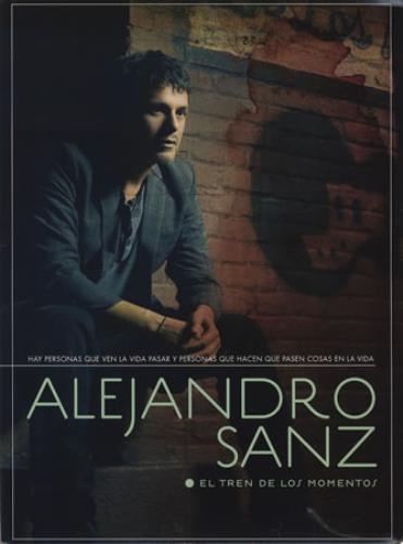 Alejandro Sanz El Tren De Los Momentos media press pack Spanish AJDPPEL382551