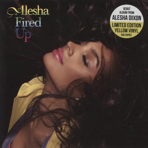 Alesha Dixon Fired Up - Yellow Vinyl vinyl LP album (LP record) UK AEILPFI881634