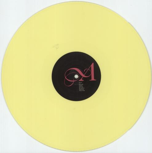 Alesha Dixon Fired Up - Yellow Vinyl vinyl LP album (LP record) UK AEILPFI881634