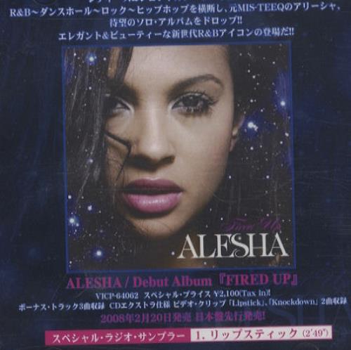 Alesha Dixon Lipstick CD-R acetate Japanese AEICRLI430642