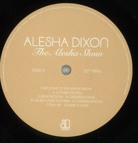 Alesha Dixon The Alesha Show vinyl LP album (LP record) UK AEILPTH881637