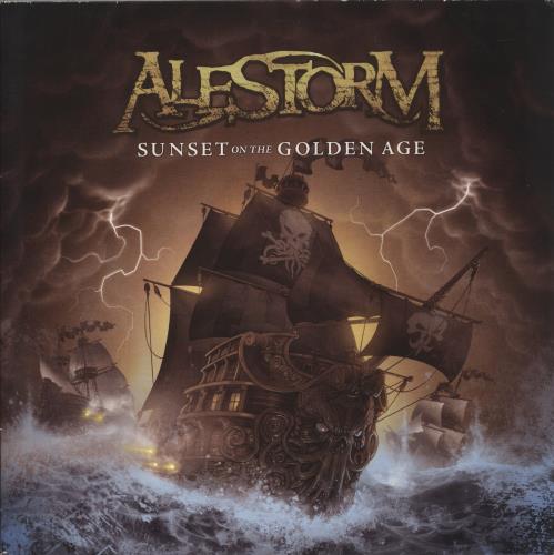 Alestorm Sunset On The Golden Age - Gold Vinyl 2-LP vinyl record set (Double LP Album) Austrian QMG2LSU879056