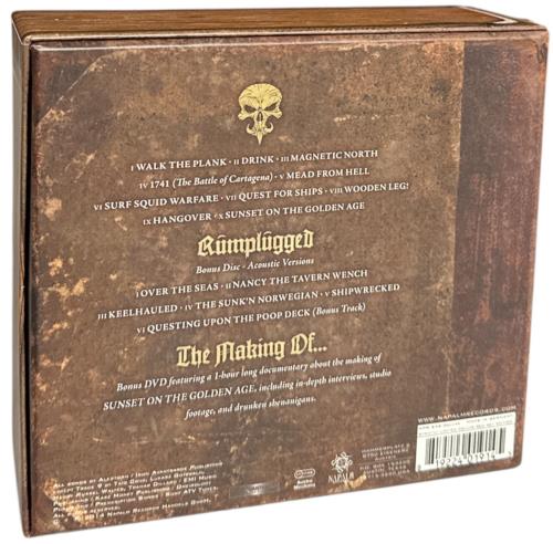 Alestorm Sunset On The Golden Age CD Album Box Set Austrian QMGDXSU873795