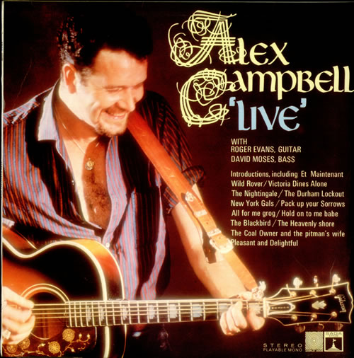 Alex Campbell Live vinyl LP album (LP record) UK AB0LPLI536205