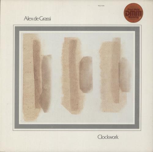 Alex DeGrassi Clockwork vinyl LP album (LP record) German AXGLPCL892599