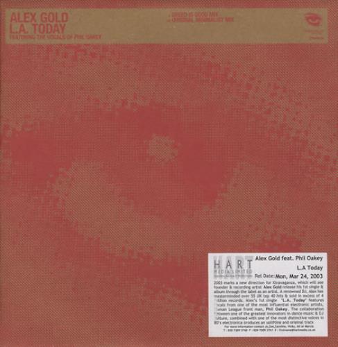 Alex Gold L.A. Today 12" vinyl single (12 inch record / Maxi-single) UK AG-12LA406071