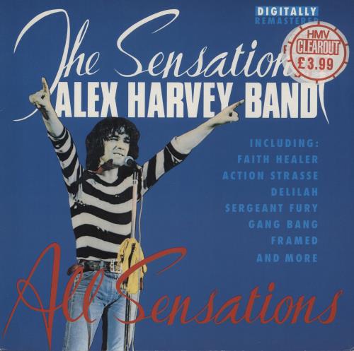 Alex Harvey (UK) All Sensations vinyl LP album (LP record) German AXHLPAL870863