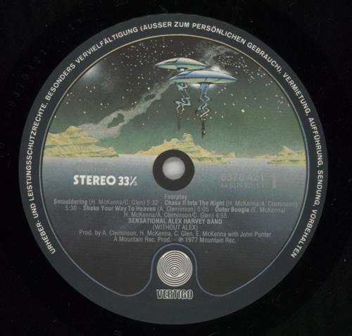 Alex Harvey (UK) Fourplay vinyl LP album (LP record) Dutch AXHLPFO867503