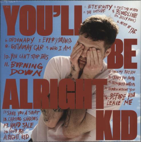 Alex Warren You'll Be Alright, Kid - Baby Blue Vinyl - Sealed 2-LP vinyl record set (Double LP Album) US 9SF2LYO873101