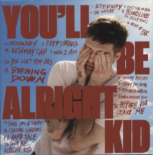 Alex Warren You'll Be Alright, Kid - Orange Galaxy Vinyl - Sealed 2-LP vinyl record set (Double LP Album) US 9SF2LYO873104
