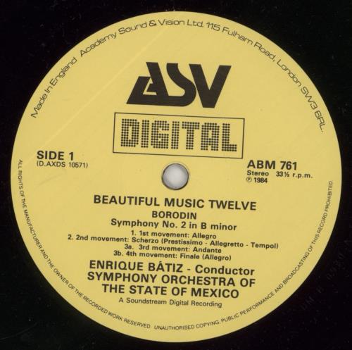 Alexander Borodin Borodin: Prince Igor - Overture And Polovtsian Dances / Symphony No. 2 vinyl LP album (LP record) UK B13LPBO680324