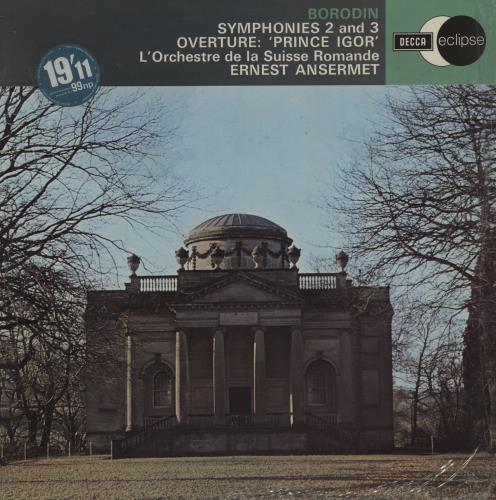 Alexander Borodin Symphonies 2 and 3 vinyl LP album (LP record) UK B13LPSY759031