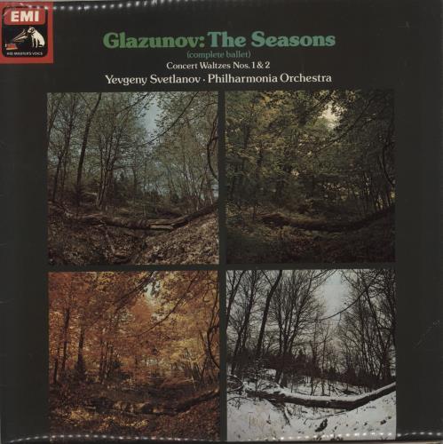 Alexander Konstantinovich Glazunov The Seasons - Quadrophonic vinyl LP album (LP record) UK GGVLPTH879480