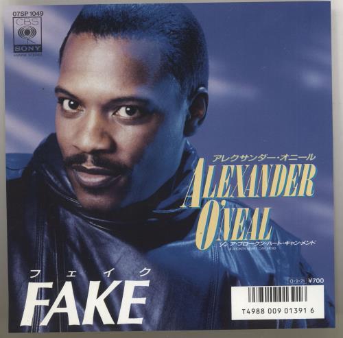 Alexander O'Neal Fake 7" vinyl single (7 inch record / 45) Japanese ALO07FA729944