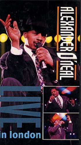 Alexander O'Neal Live In London video (VHS or PAL or NTSC) UK ALOVILI300779