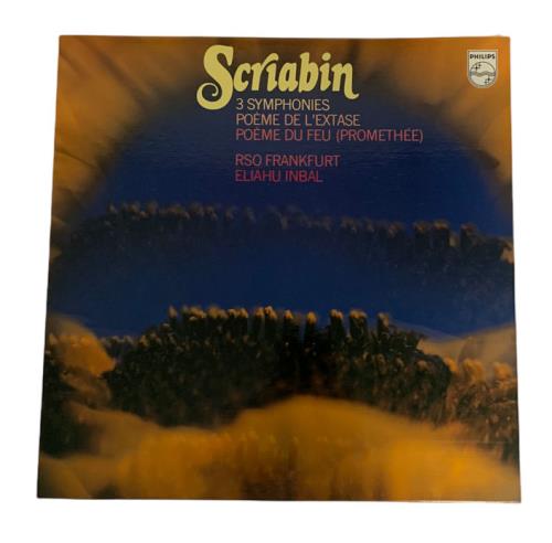Alexander Scriabin 3 Symphonies box set Dutch S4XBXSY777906