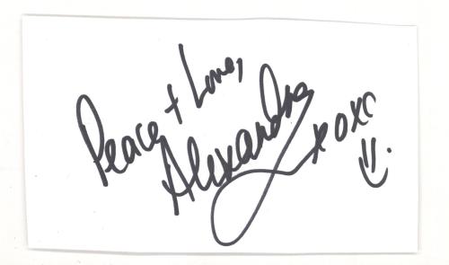 Alexandra Burke Autograph memorabilia UK AKXMMAU732506