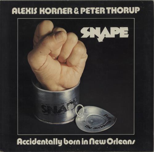 Alexis Korner Accidentally Born In New Orleans vinyl LP album (LP record) UK AXKLPAC685517