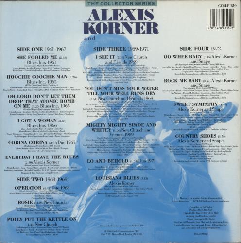 Alexis Korner And ... 2-LP vinyl record set (Double LP Album) UK AXK2LAN337968