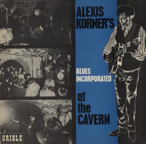Alexis Korner At The Cavern + Sample Sticker vinyl LP album (LP record) UK AXKLPAT888028