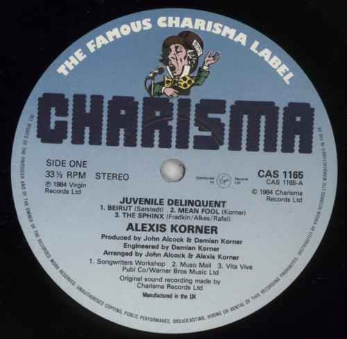 Alexis Korner Juvenile Delinquent vinyl LP album (LP record) UK AXKLPJU289091
