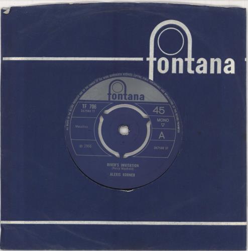 Alexis Korner River's Invitation 7" vinyl single (7 inch record / 45) UK AXK07RI749630