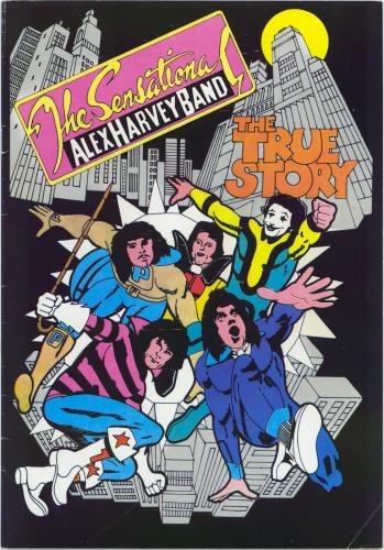 Alex Harvey (UK) The True Story + Banger tour programme UK AXHTRTH751597