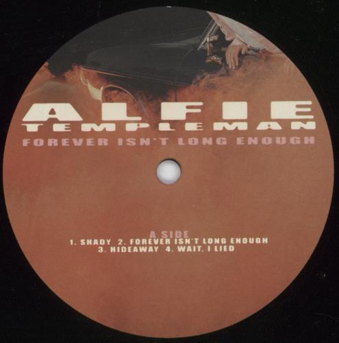 Alfie Templeman Forever Isn�t Long Enough - Autographed + Autographed Print vinyl LP album (LP record) UK 5L2LPFO881421
