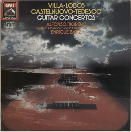 Alfonso Moreno Villa-Lobos & Castelnuovo-Tedesco Guitar Concertos vinyl LP album (LP record) UK HYHLPVI634471