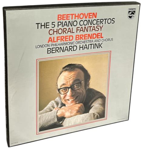 Alfred Brendel Beethoven: The 5 Piano Concertos & Choral Fantasy 5-LP vinyl album record set Dutch F6G5LBE534062