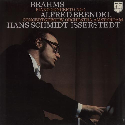 Alfred Brendel Brahms Piano Concerto No. 1 vinyl LP album (LP record) UK F6GLPBR761018
