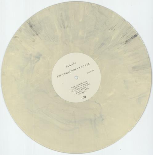 Algiers The Underside Of Power - Cream Marbled Vinyl vinyl LP album (LP record) UK 6NKLPTH871151