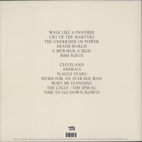 Algiers The Underside Of Power - Cream Marbled Vinyl vinyl LP album (LP record) UK 6NKLPTH871151