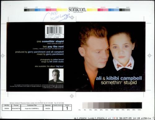 Ali Campbell Somethin' Stupid artwork UK ALIARSO513938
