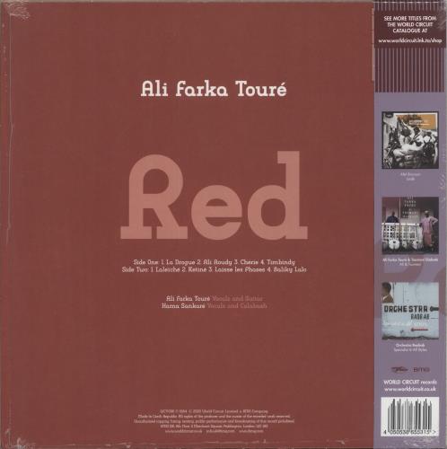 Ali Farka Toure Red - 180g Vinyl vinyl LP album (LP record) UK FT4LPRE880774
