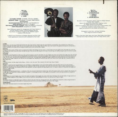 Ali Farka Toure The River-open shrink vinyl LP album (LP record) US FT4LPTH707900