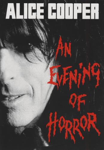Alice Cooper An Evening Of Horror handbill Australian COOHBAN401708