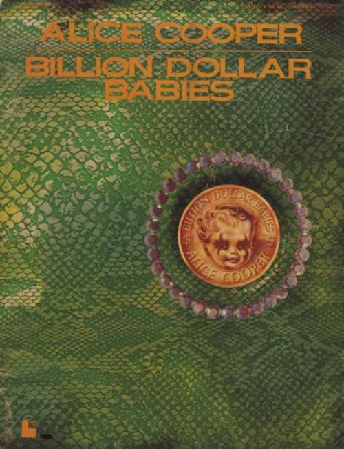 Alice Cooper Billion Dollar Babies book US COOBKBI402678