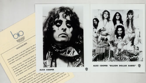 Alice Cooper Billion Dollar Babies media press pack US COOPPBI624430