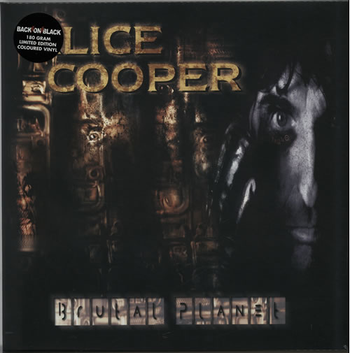 Alice Cooper Brutal Planet - Yellow Vinyl - Sealed vinyl LP album (LP record) UK COOLPBR502093
