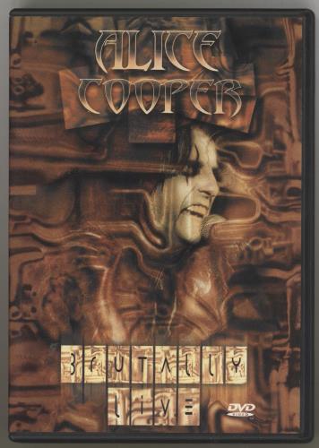 Alice Cooper Brutally Live DVD UK COODDBR721448