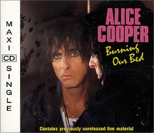 Alice Cooper Burning Our Bed CD single (CD5 / 5") Austrian COOC5BU02264