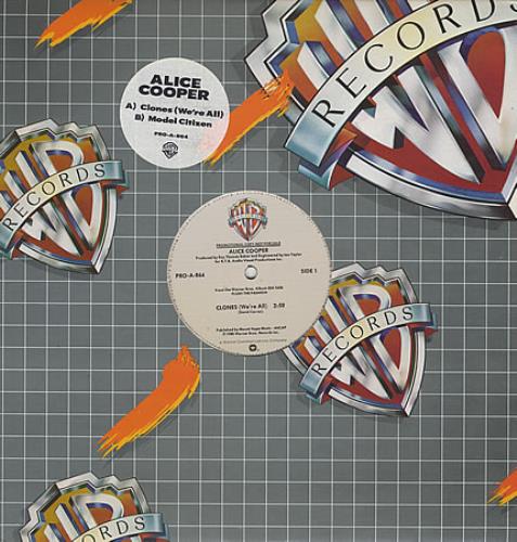 Alice Cooper Clones (We're All) 12" vinyl single (12 inch record / Maxi-single) US COO12CL22429