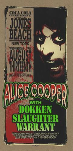 Alice Cooper Coca Cola Concert Series '97 handbill US COOHBCO401834
